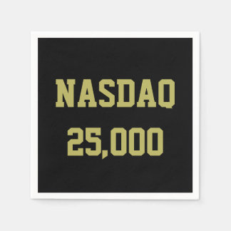 Guardanapo De Papel NASDAQ 25000 Stock Market Celebration