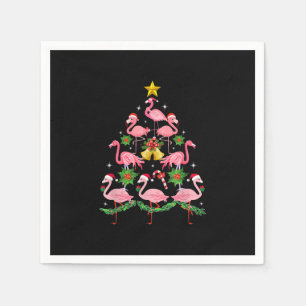 Guardanapo De Papel Natal - Árvore de Natal Bonita Flamingo