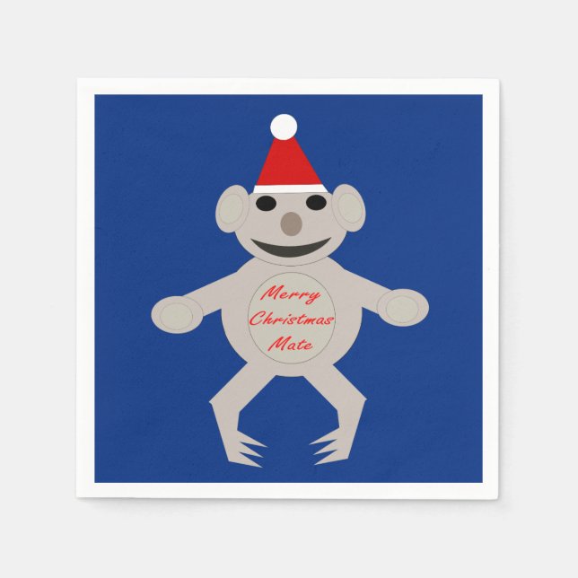 Guardanapo De Papel Natal australiano: Papel de Urso Koala Napkins (Frente)