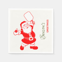 Guardanapo De Papel Natal branco dos Papais noeis clássicos de seleção