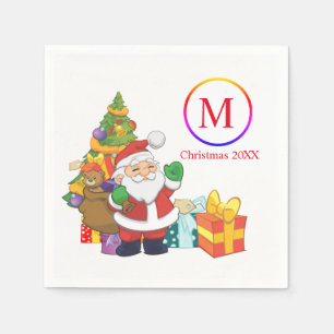 Guardanapo De Papel Natal clássico do Papai Noel