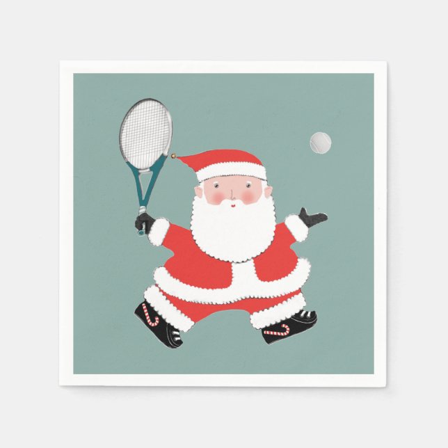 Guardanapo De Papel Natal de Ténis (Frente)