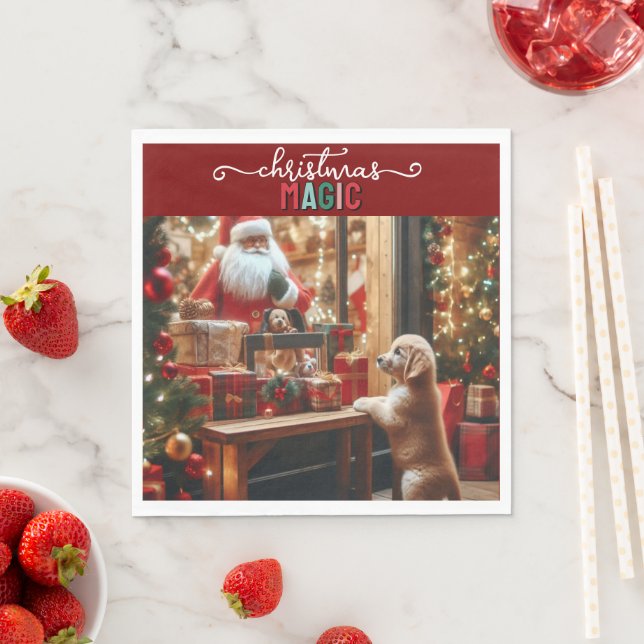 Guardanapo De Papel Natal e Desejos (Insitu)