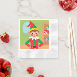 Guardanapo De Papel Natal Elf Napkin