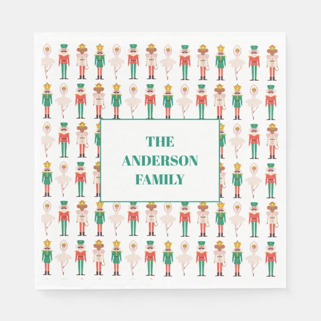 Guardanapo De Papel Natal Festivo Nozes Natal (Frente)