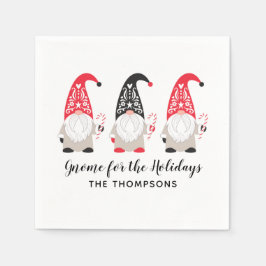 Guardanapo De Papel Natal Gnomo Holiday