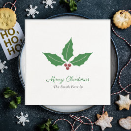 Guardanapo De Papel Natal Holly