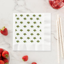 Natal Holly Pattern Red Berries Folhas Verdes