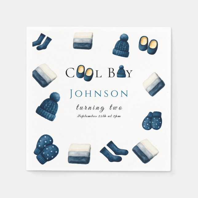 Guardanapo De Papel natal, inverno aconchegante, fazendo dois (Frente)