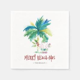 Guardanapo De Papel Natal Napkins Tropical Beach