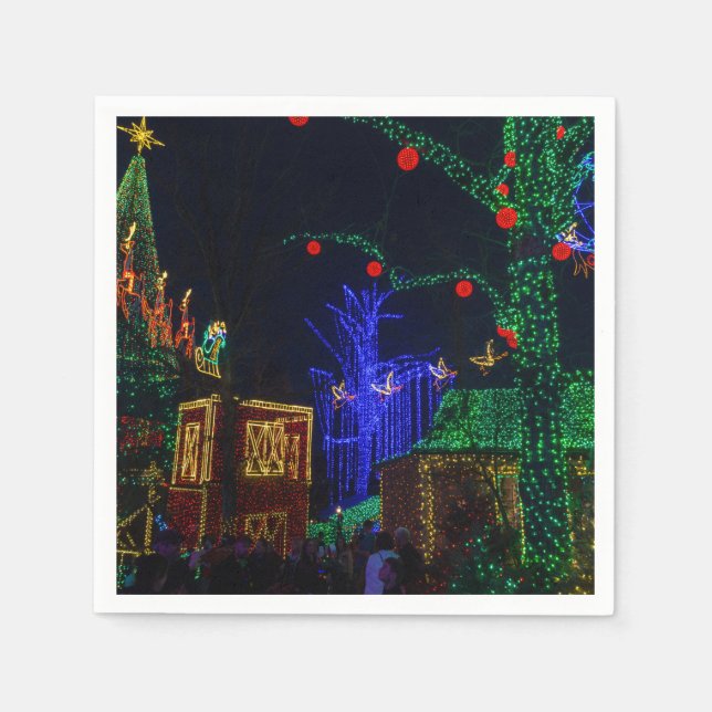 Guardanapo De Papel Natal No Centro (Frente)