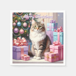 Guardanapo De Papel Natal para gatos