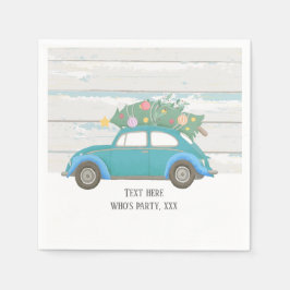 Guardanapo De Papel natal, xmas, babyboy, árvore de natal, carro