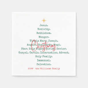 Guardanapo De Papel Natividade Natal Christian Faith Jesus Religião