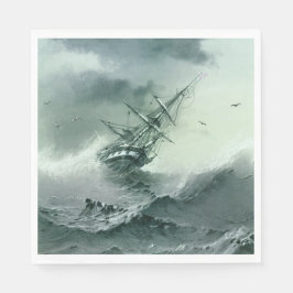 Guardanapo De Papel Naufrágio (por Ivan Aivazovsky)