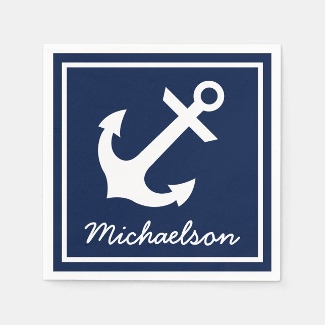 Guardanapo De Papel Náutico (Frente)