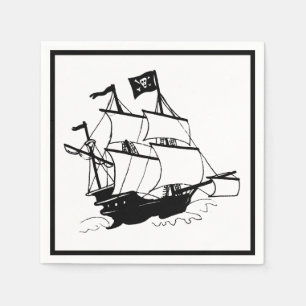 Guardanapo De Papel Navio pirata
