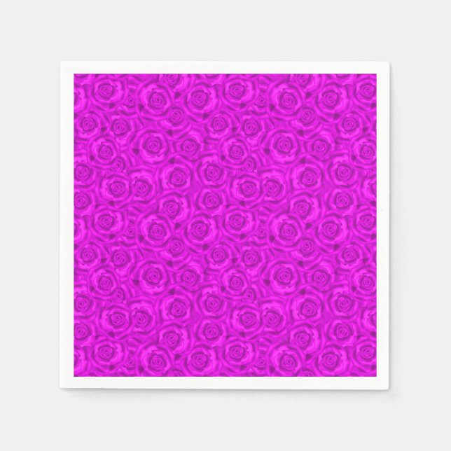 Guardanapo De Papel Néon rosa (Frente)