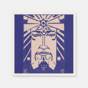 Guardanapo De Papel Neptune Poseidon Deus da Mitologia Grega do Mar