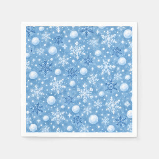 Guardanapo De Papel Neve Invernal