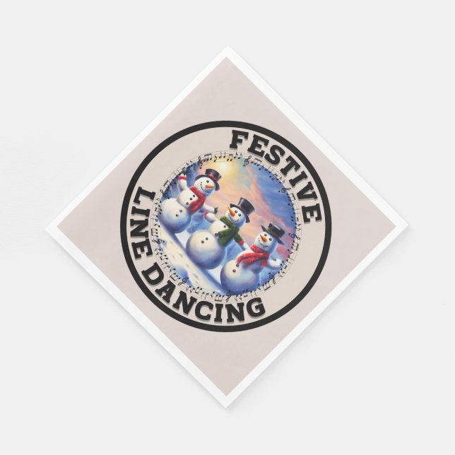Guardanapo De Papel Neves Festivo Line Dancing (Quina)