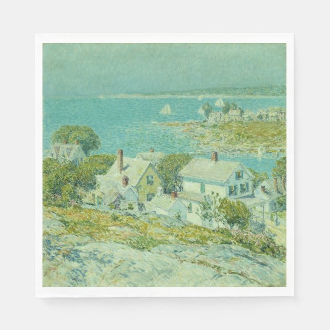Guardanapo De Papel New England Headlands (Arte da Paisagem Costeira) (Frente)