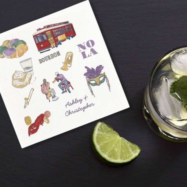 Guardanapo De Papel New Orleans Wedding (Criador carregado)