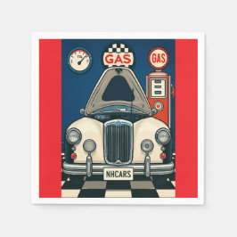 Guardanapo De Papel NH - Ilustração de Carro Antiquado Napkins