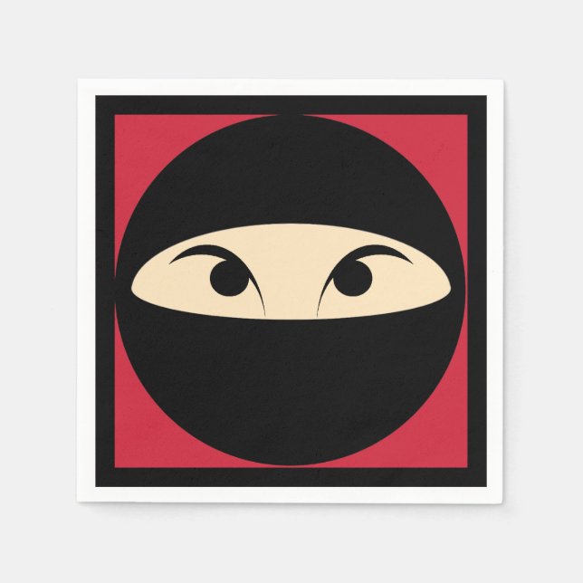 Guardanapo De Papel Ninja Face (Frente)