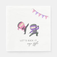 Ninja Party Paper Napkins
