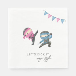 Guardanapo De Papel Ninja Party Paper Napkins