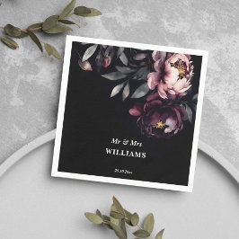 Guardanapo De Papel Nó escura, elegante e ladrão de peões modelo