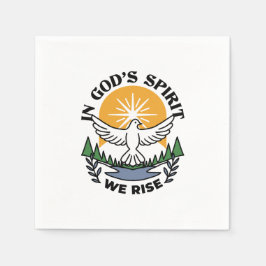 Guardanapo De Papel No espírito de Deus que levanta - fé e liberdade