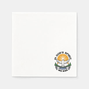 Guardanapo De Papel No espírito de Deus que levanta - fé e liberdade