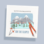 Guardanapo De Papel No Fim De Semana Da Bachelorette Ski Slopes<br><div class="desc">Na Festa de Fim de Semana do Esqui de Neve | Itinerário do Fim de Semana da Bachelorette de Esqui</div>