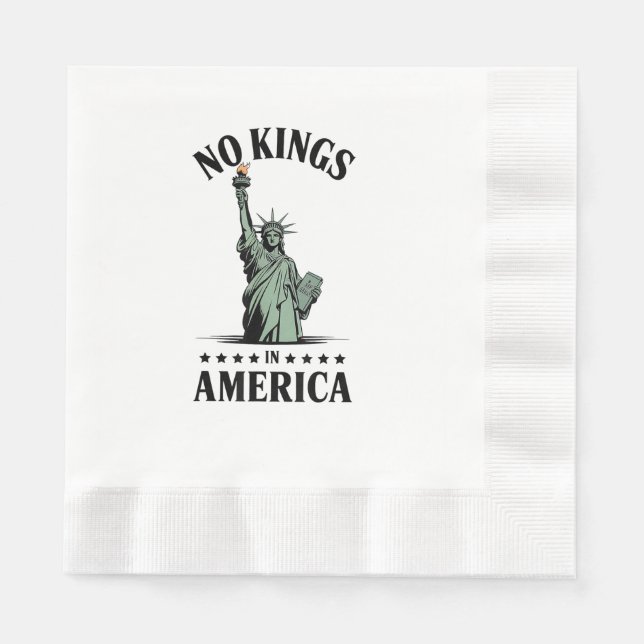 Guardanapo De Papel No Kings in America Statue of Liberty (Frente)