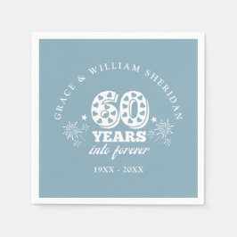 Guardanapo De Papel No Para Sempre 60º Aniversário de Casamento