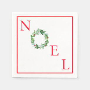 Guardanapo De Papel Noel de Feriado de Aquarela pintado Manipulado