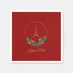 Guardanapo De Papel Noel de Torre Joyeux Eiffel