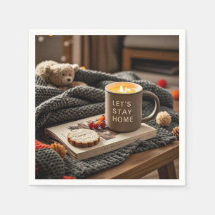 Guardanapo De Papel Noite Aconchegante Hygge Celebre noites aconchegan