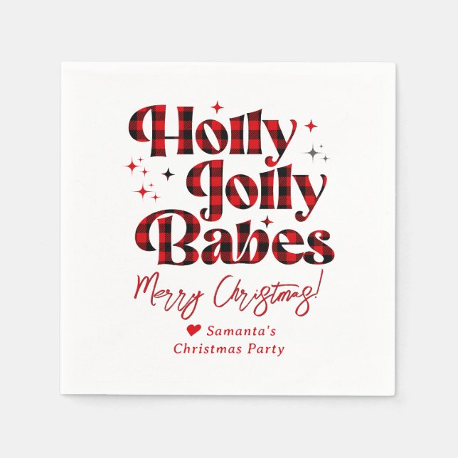 Guardanapo De Papel Noite das Garotas do Friendsmas, Natal, Dorminhoco (Frente)