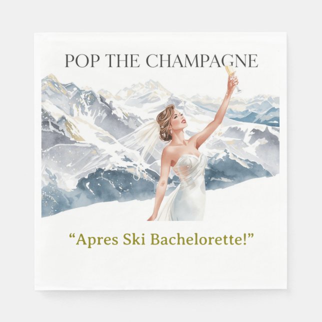 Guardanapo De Papel Noiva de Fim de Semana de Despedida de Solteira na (Frente)