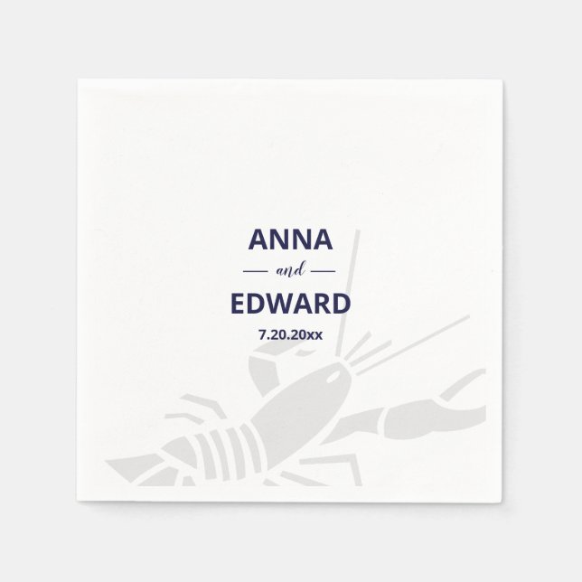 Guardanapo De Papel Noiva de lagosta e Livro de Casamentos de Groenlân (Frente)