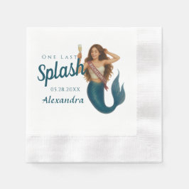 Guardanapo De Papel Noiva Sereia com Nome Personalizado