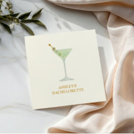 Guardanapo De Papel Noivado Coquetel Martini ou despedida de solteira