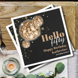 Guardanapo De Papel Noivado das Mulheres Douradas e Negras Modernas e