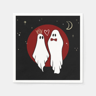 Guardanapo De Papel Noivas de almas vermelhas no casamento de Hallowee