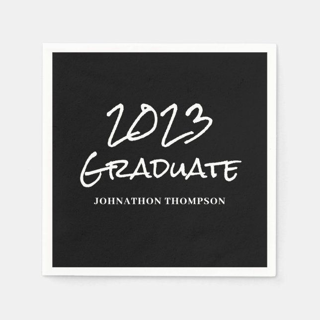 Guardanapo De Papel Nome da graduação de 2023 (Frente)