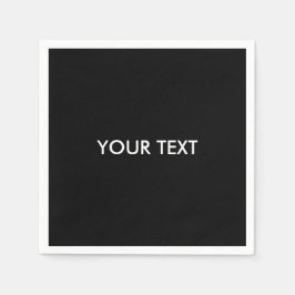 Guardanapo De Papel Nome da Marca Personalizada Profissional Moderna d