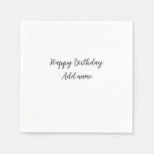 Nome de adição de aniversário de feliz título míni